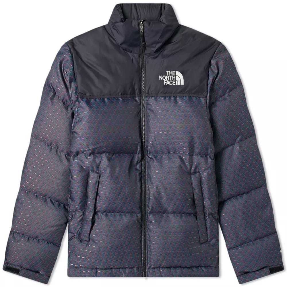 the north face cmyk 1996 nuptse jacket engineered jacquard