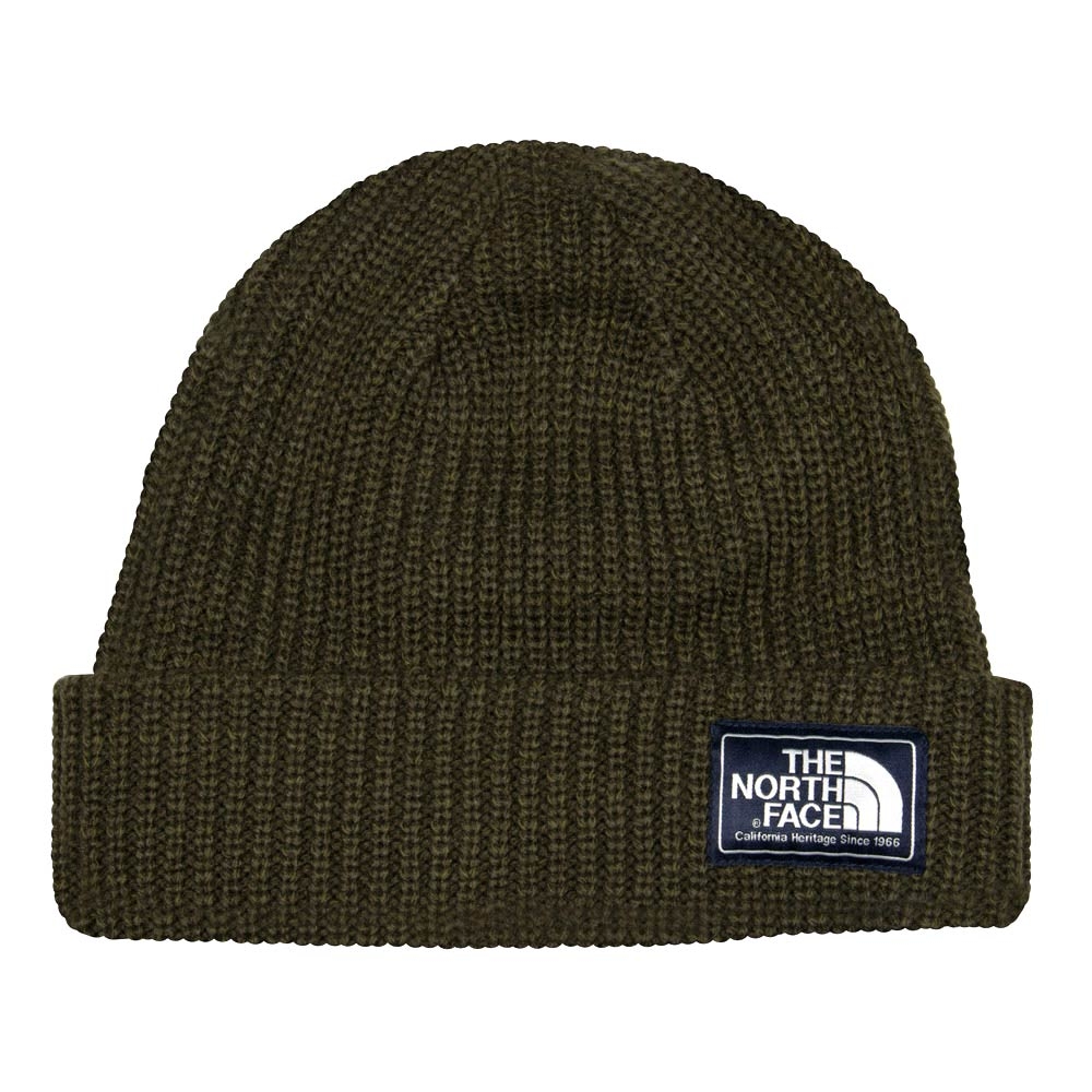 green north face beanie