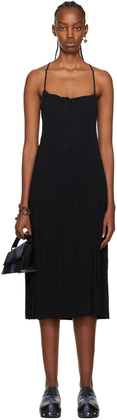 Photo: Acne Studios SSENSE Exclusive Black Midi Dress