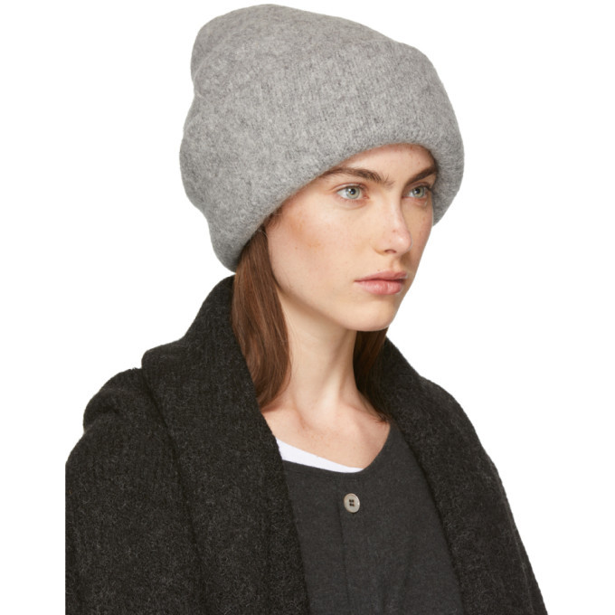 Lauren Manoogian Grey Alpaca Carpenter Beanie Lauren Manoogian