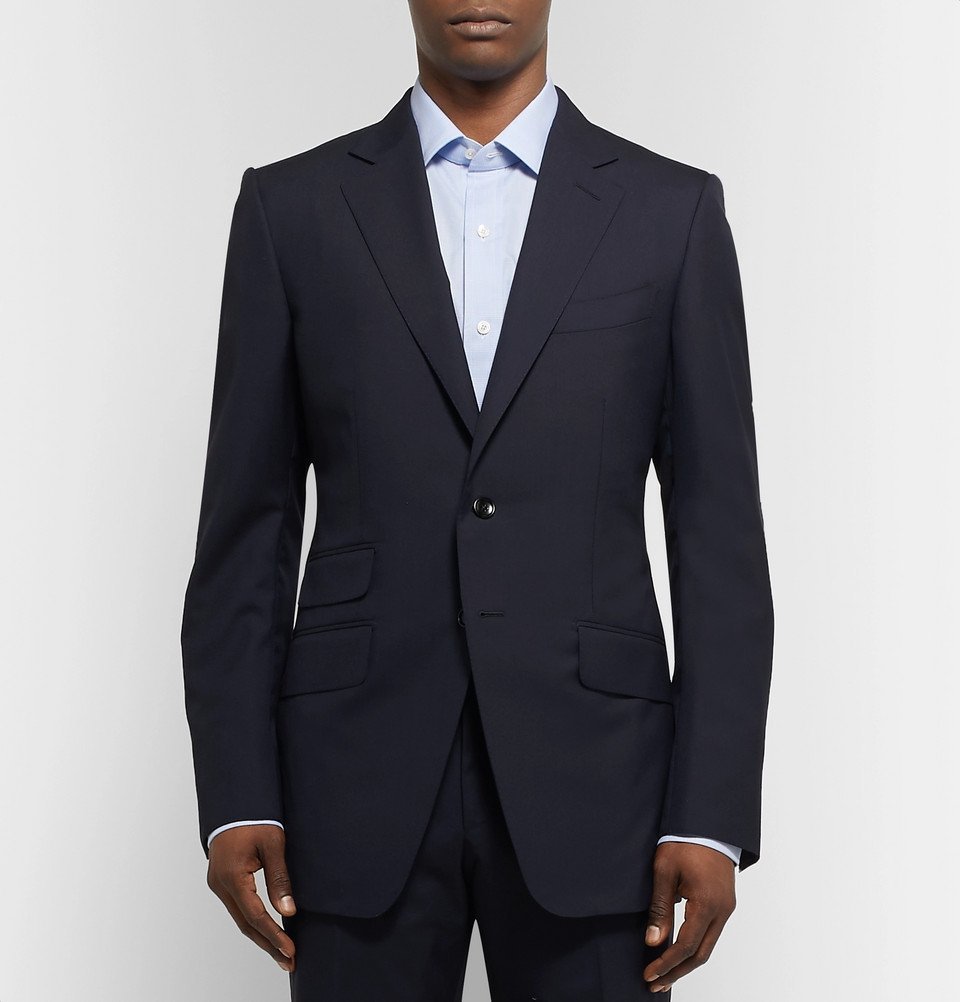 TOM FORD - Navy O'Connor Slim-Fit Wool Suit Jacket - Navy TOM FORD