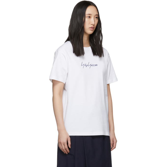 Yohji Yamamoto White New Era Edition Cotton T-Shirt Yohji Yamamoto