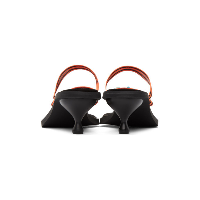 Kiko Kostadinov Black Camper Edition Flower Heeled Sandals Kiko Kostadinov
