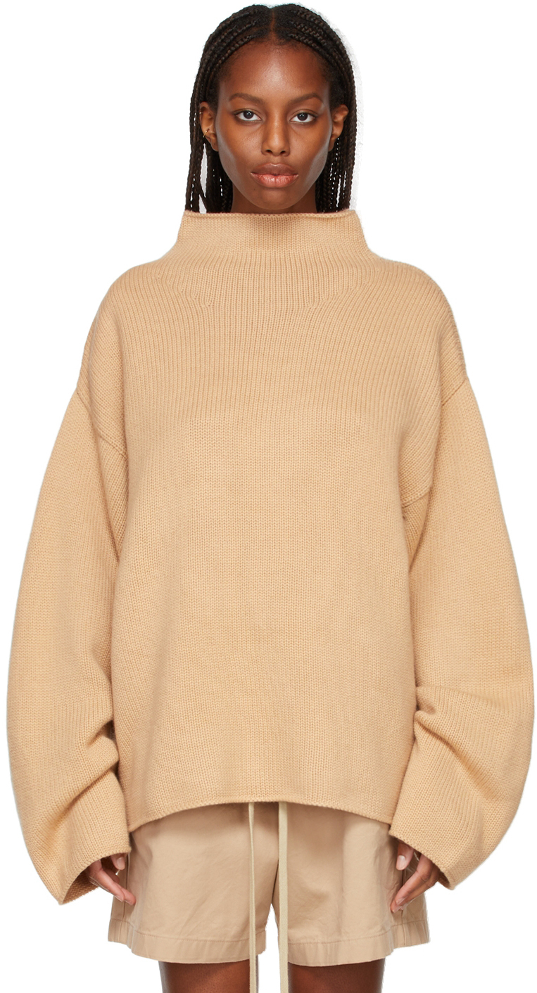 Fear of God Brown Cashmere Turtleneck Fear Of God