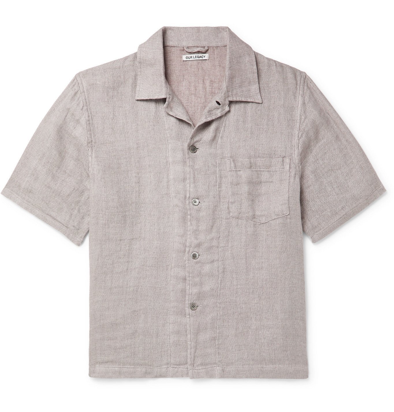 Our Legacy - Linen Shirt - Gray Our Legacy