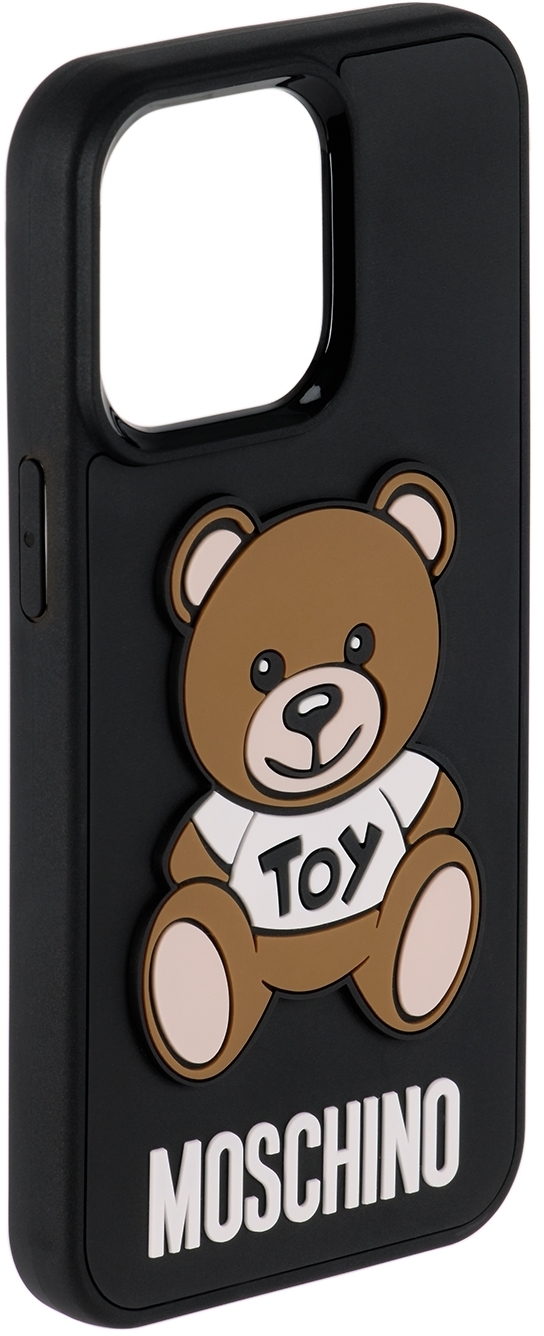 Moschino Black Teddy Bear iPhone 13 Pro Case Moschino