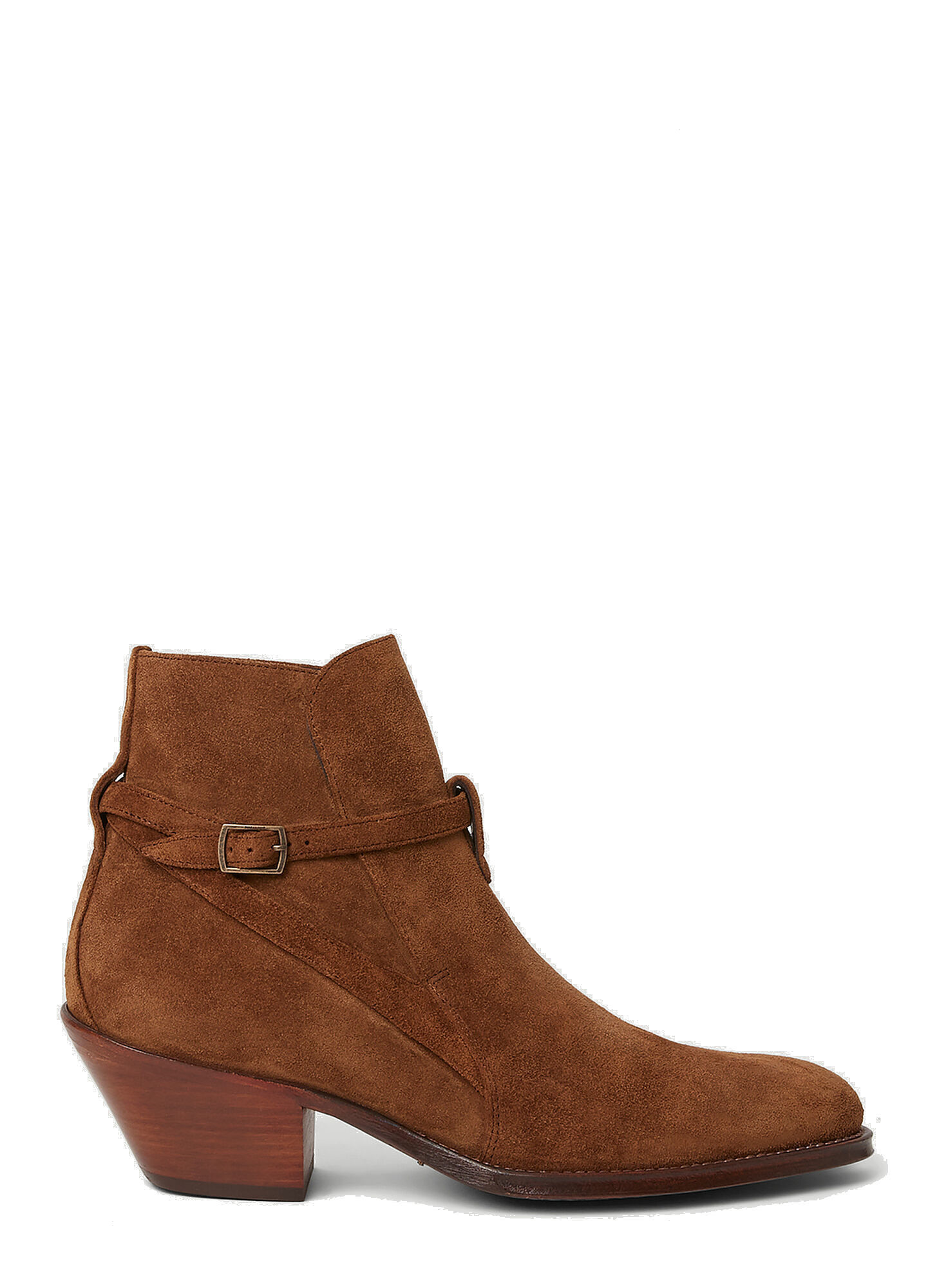 Photo: Ratched 45 Suede Ankle Boots in Brown