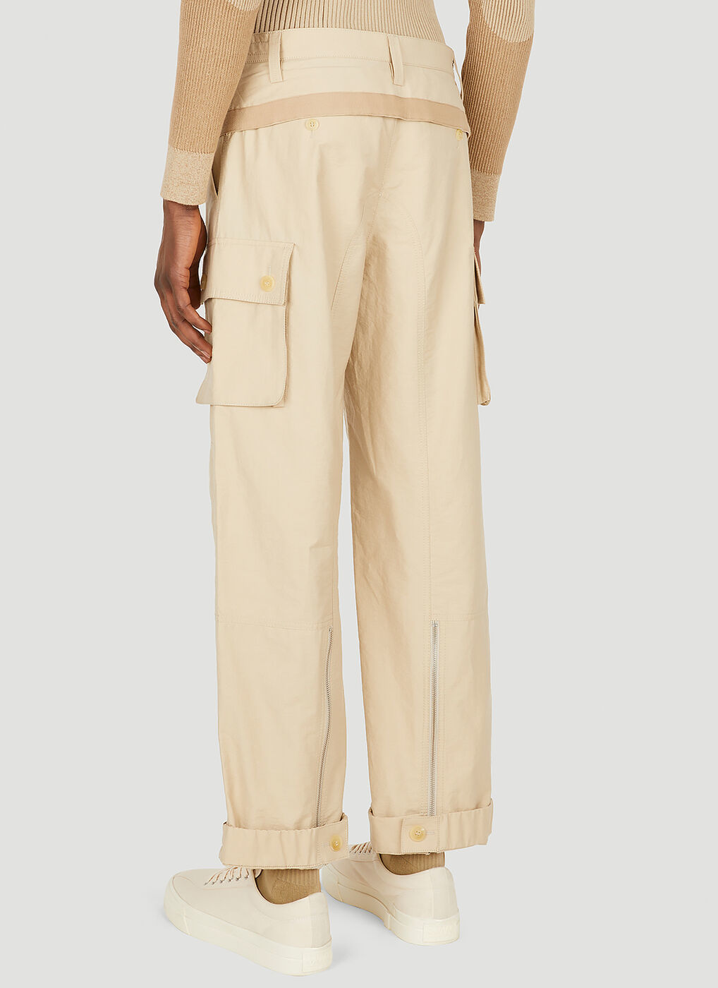 Le Cargo Giardino Pants in Beige Jacquemus