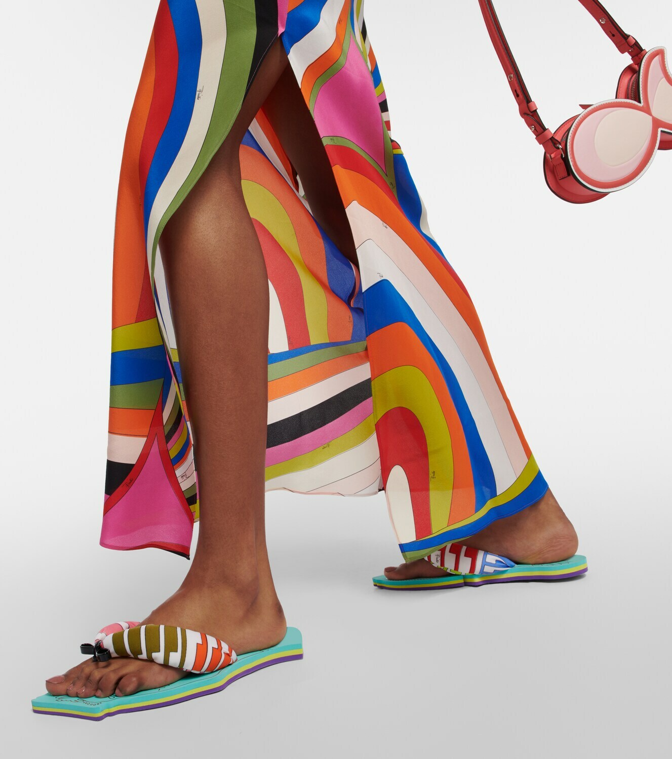 Pucci - Fish-shaped flat thong sandals Emilio Pucci