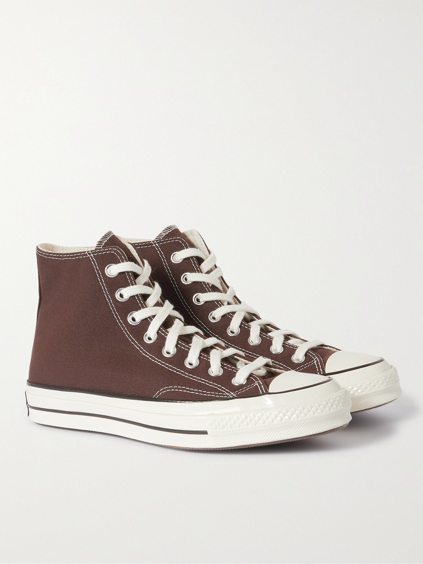 CONVERSE - Chuck Taylor All Star 70 Canvas High-Top Sneakers - Brown  Converse
