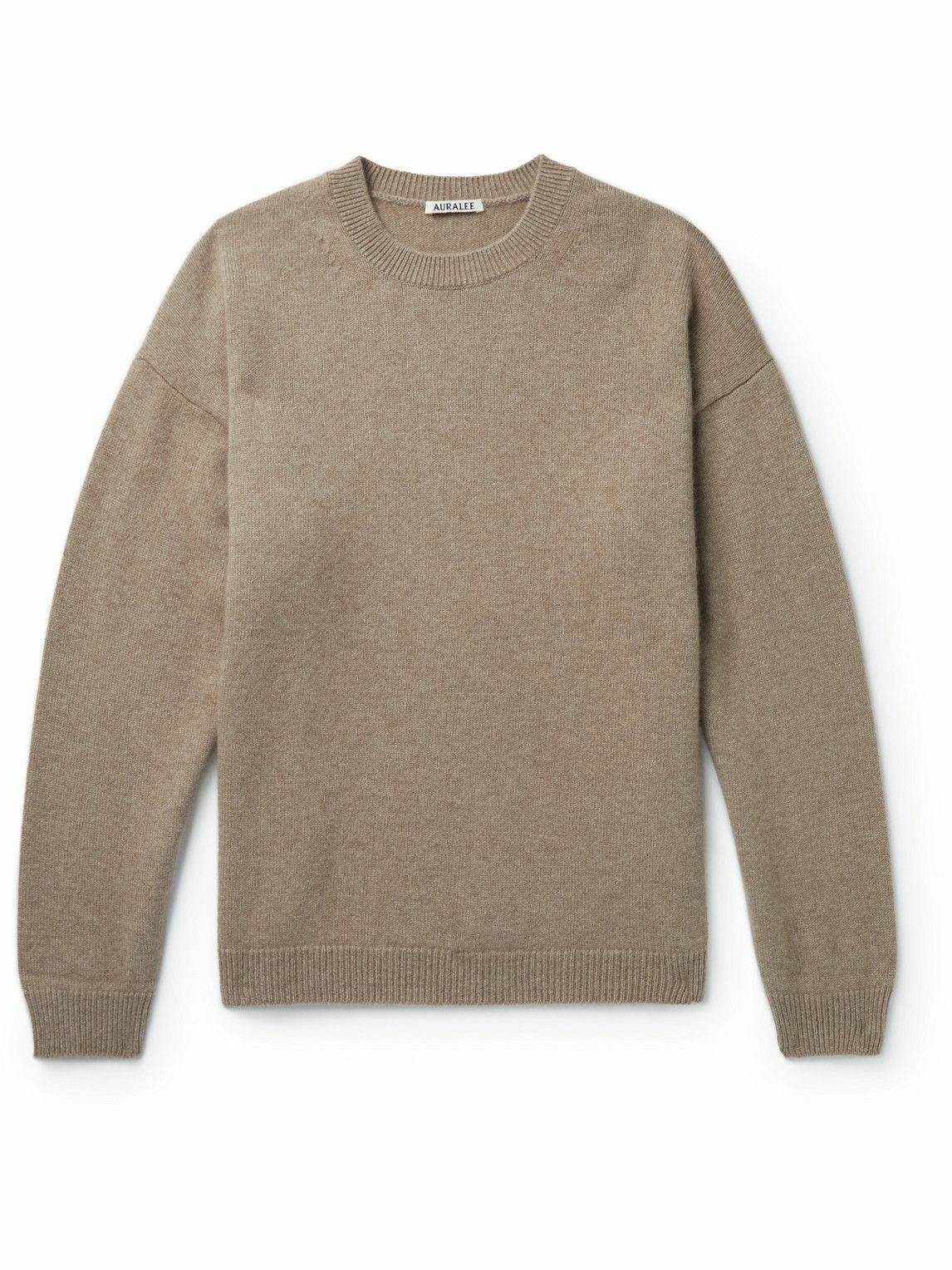 Auralee Baby Cashmere Sweater Brown Auralee