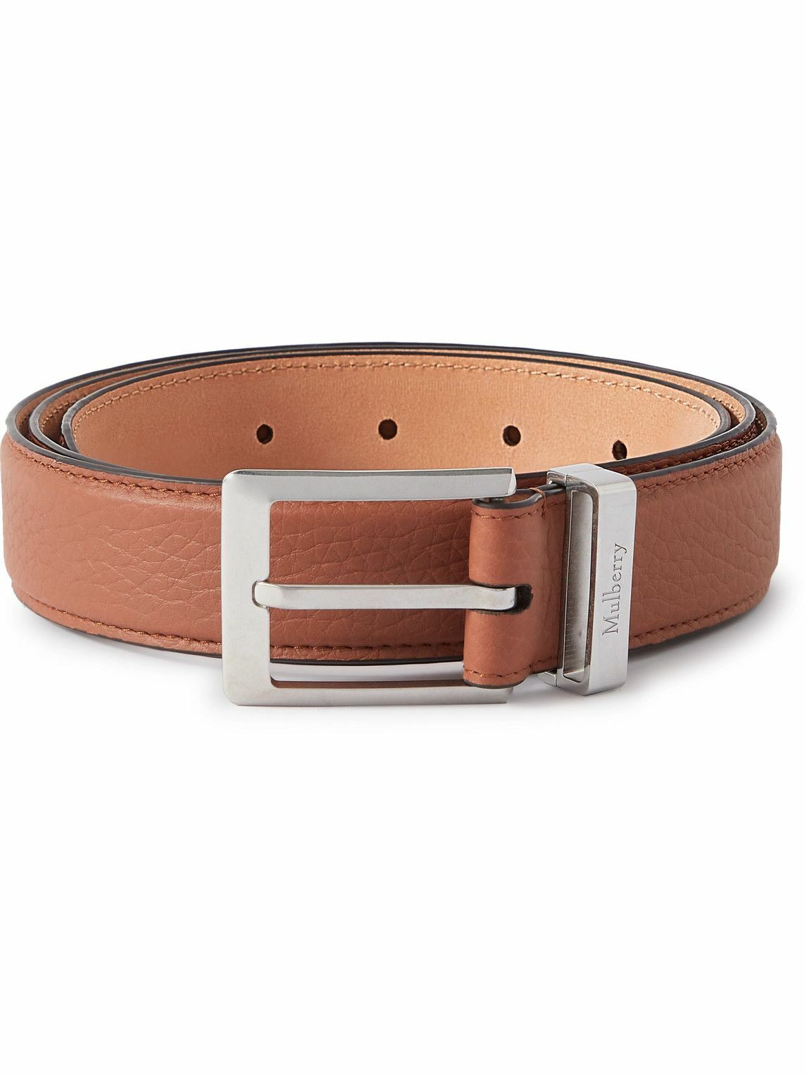 Mulberry 3cm FullGrain Leather Belt Brown Mulberry