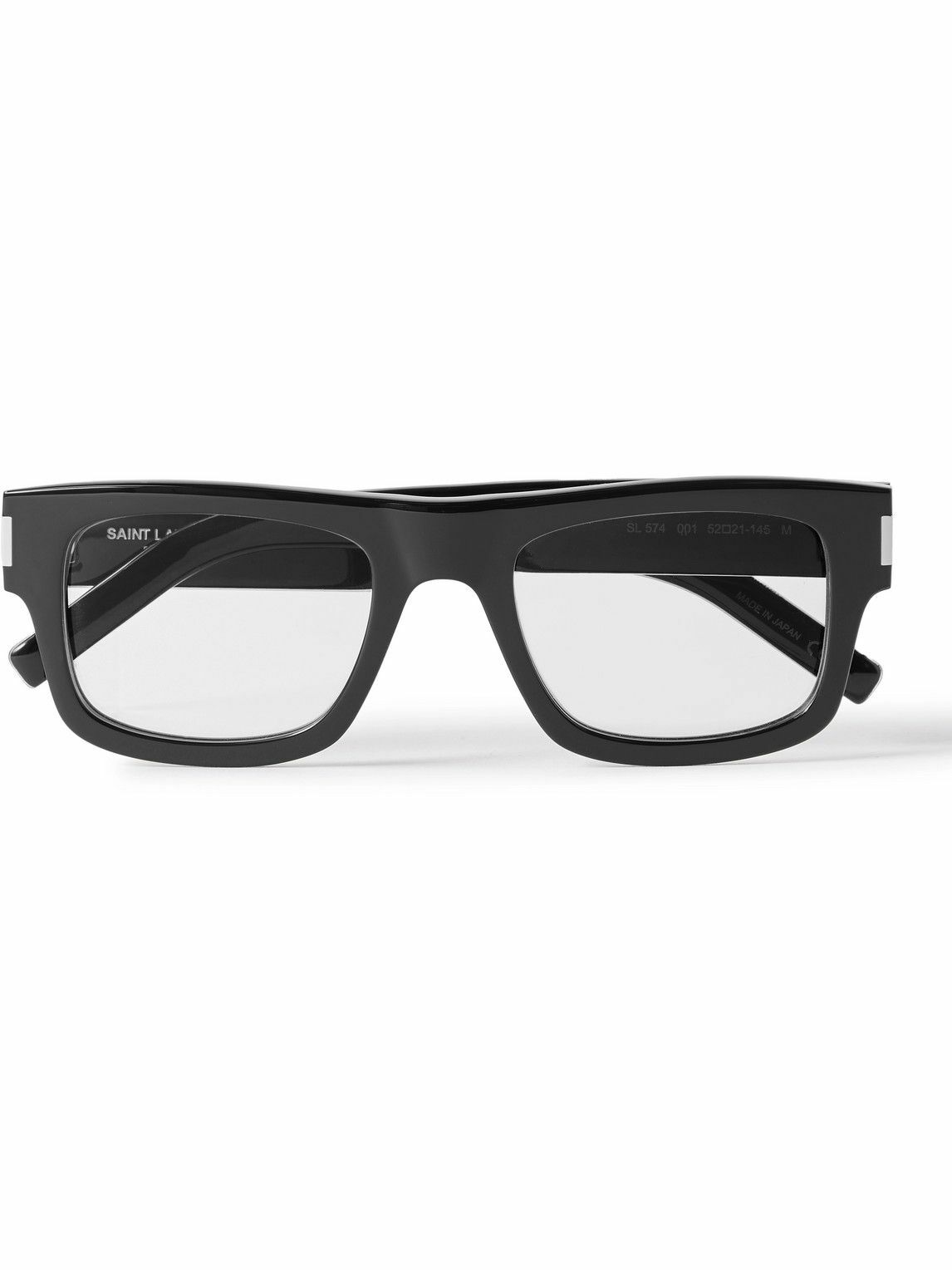 Photo: SAINT LAURENT - Square-Frame Acetate Optical Glasses