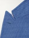 Oliver Spencer - Slim-Fit Unstructured Double-Breasted Linen and Cotton-Blend Suit Jacket - Blue