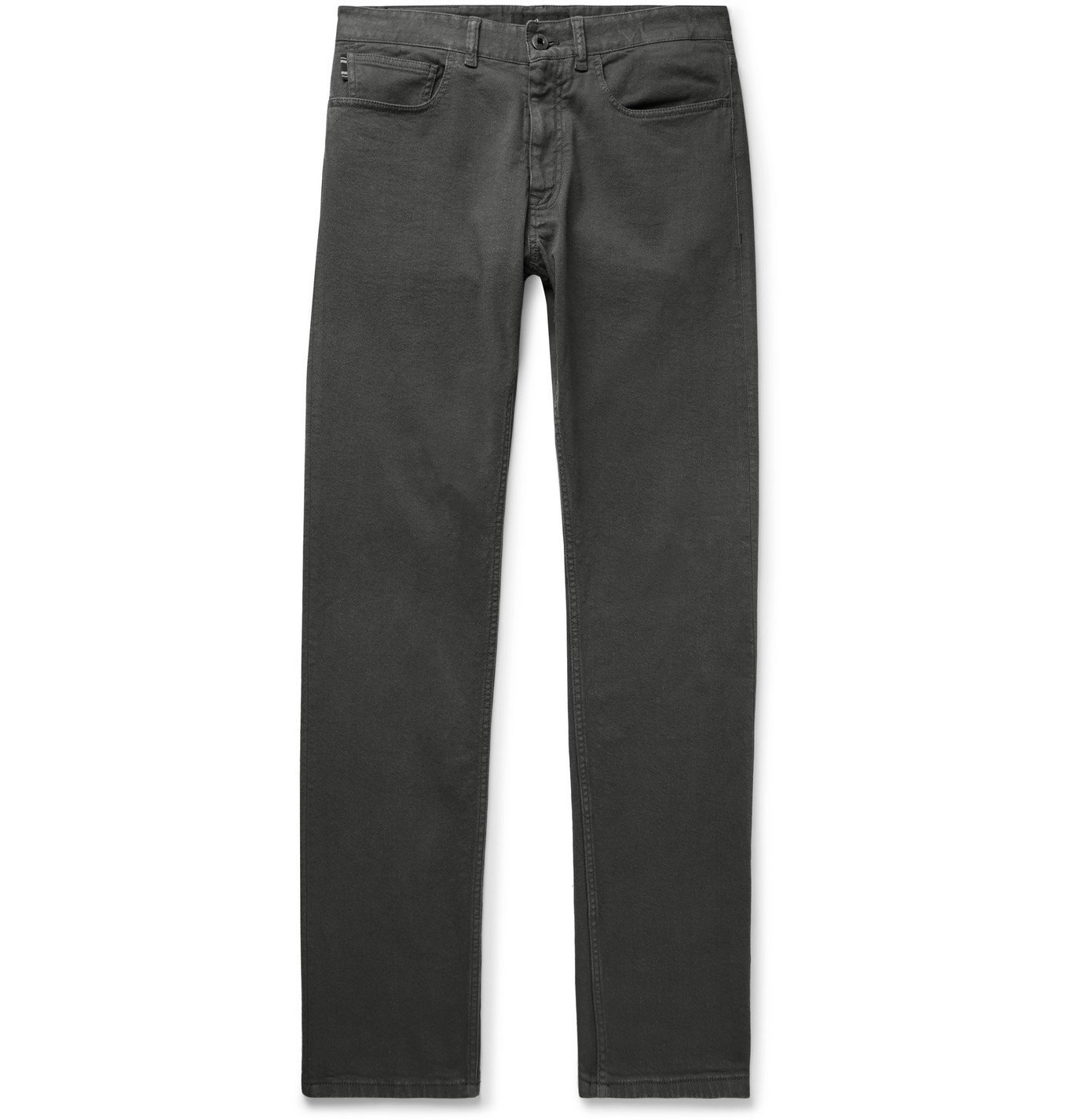 Brioni - Slim-Fit Stretch-Denim Jeans - Gray Brioni