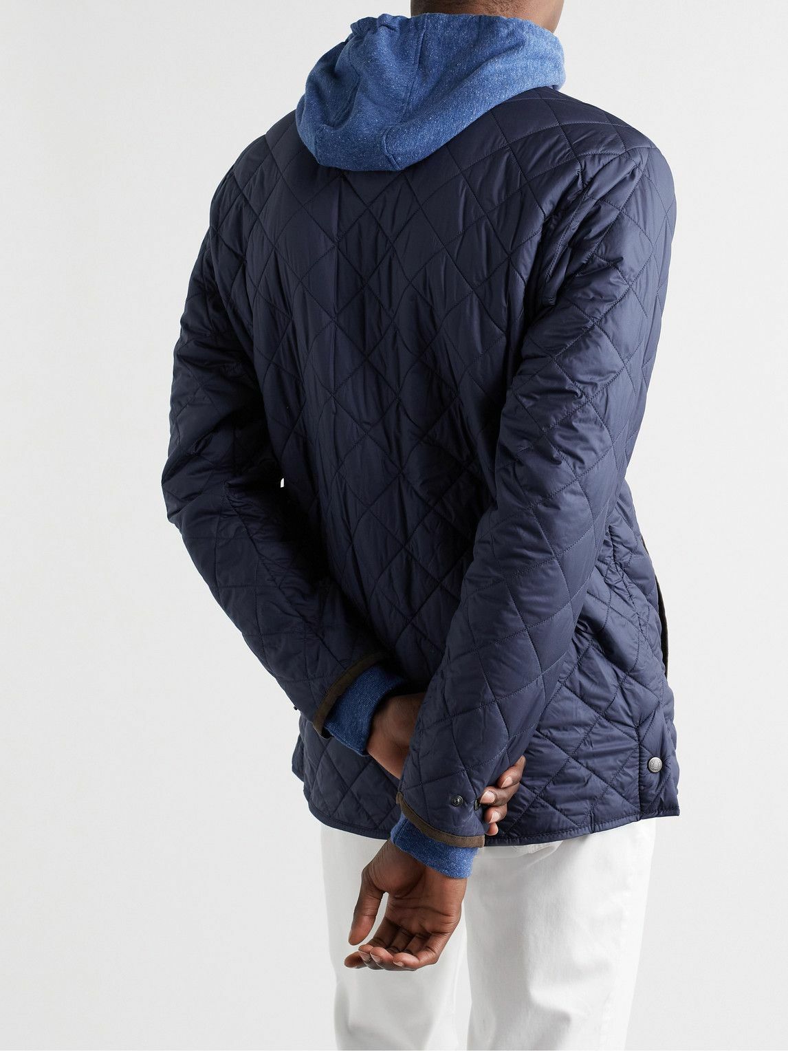 Peter Millar Suffolk Quilted Shell Jacket Blue Peter Millar