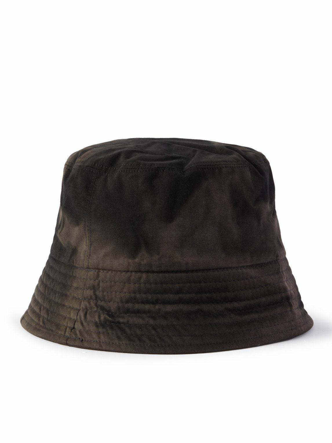 JiyongKim - Sun-Faded Cotton Bucket Hat - Black