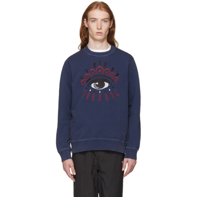 kenzo sweatshirt navy blue