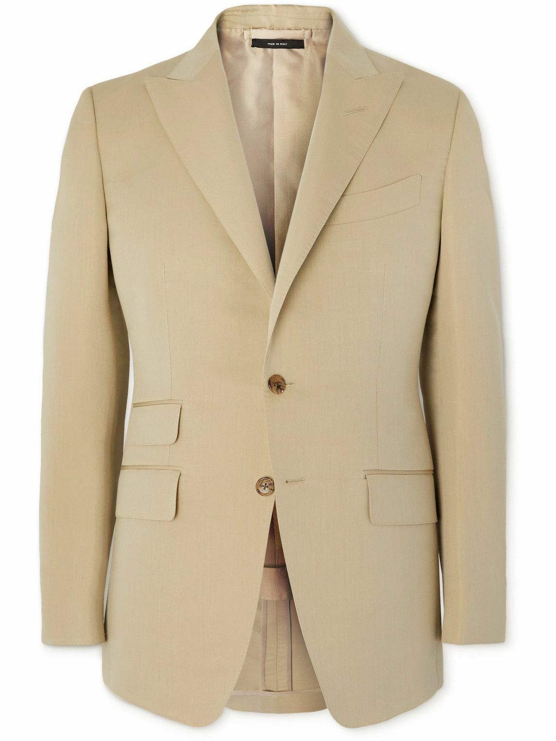 TOM FORD - O'Connor Slim-Fit Cotton and Silk-Blend Suit Jacket - Neutrals TOM  FORD