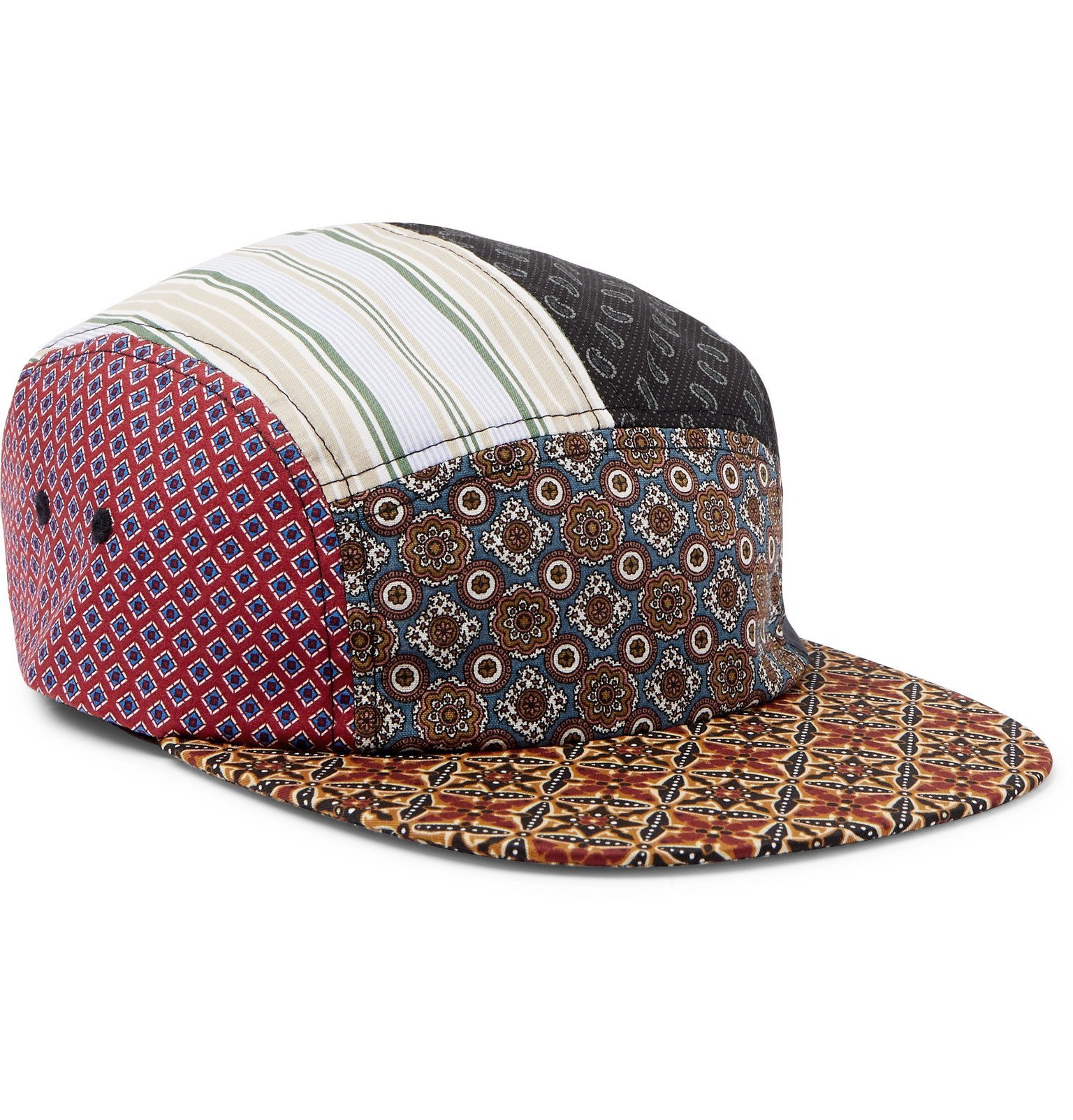 Beams Plus - Patchwork Cotton Cap - Yellow Beams Plus