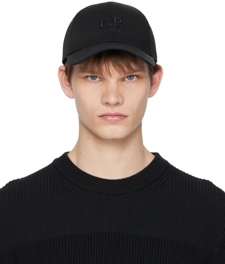 C.P. Company Black Logo Cap C.P. Company