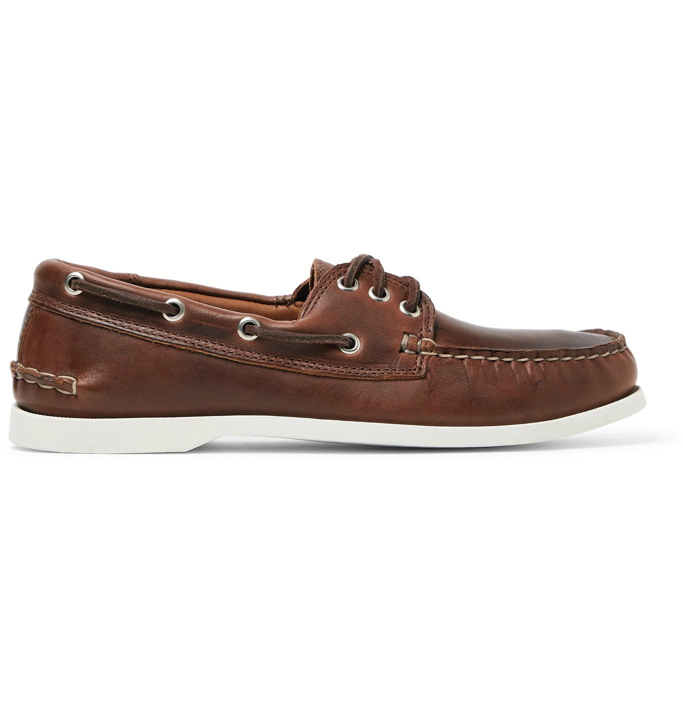 quoddy leather boat shoes