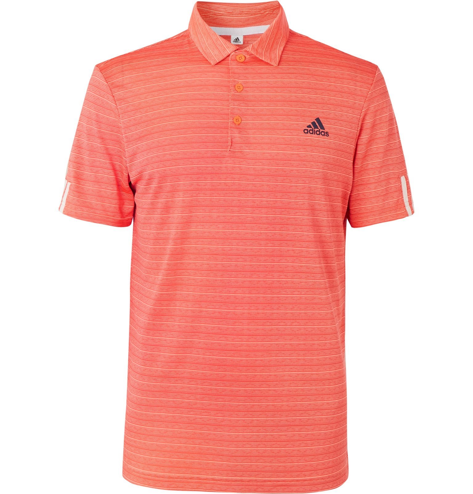 orange adidas golf shirt