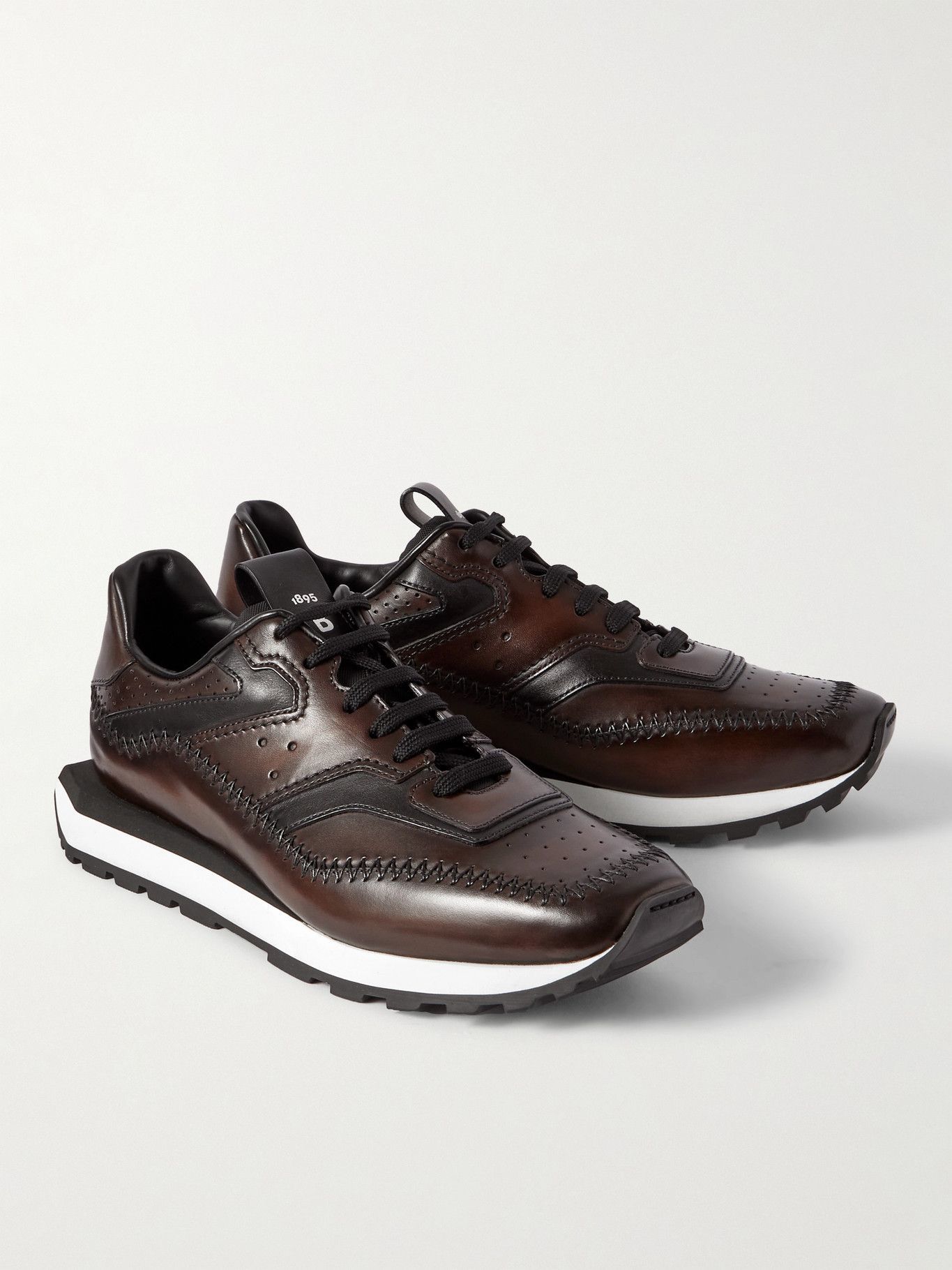 Berluti - Fly Venezia Leather Sneakers - Brown Berluti