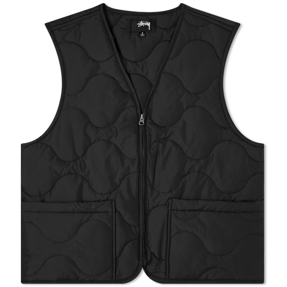 quilted liner vest