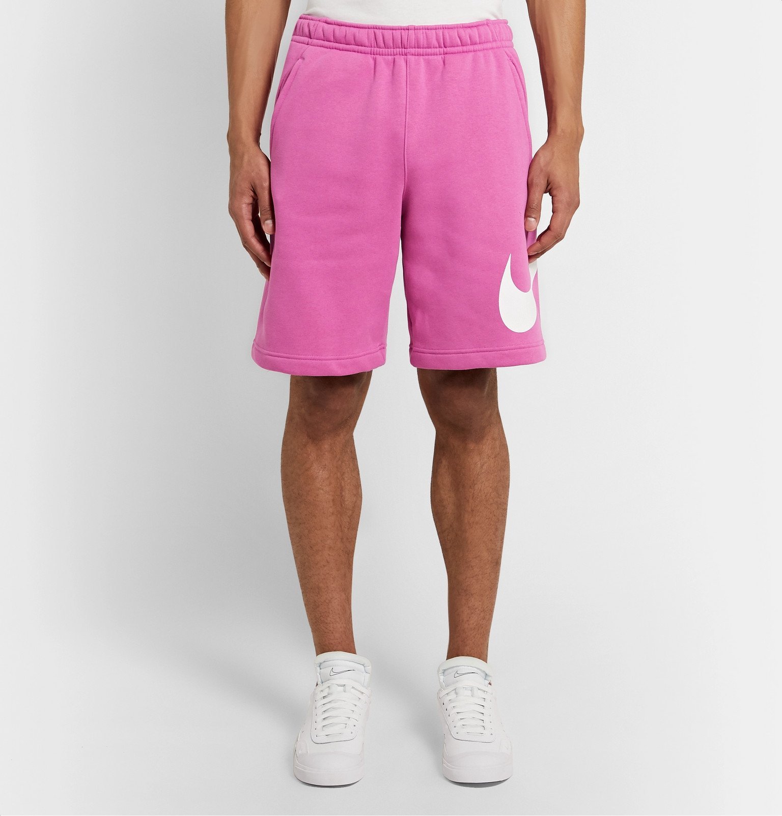 Nike - Sportswear Club Fleece-Back Cotton-Blend Jersey Drawstring ...
