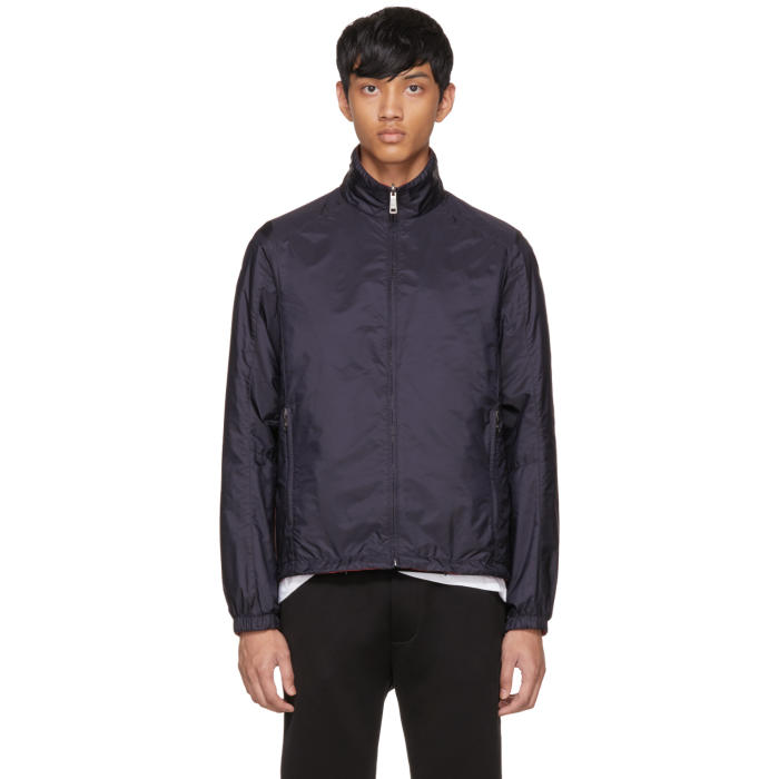 Prada Reversible Navy Zip-Up Track Jacket Prada