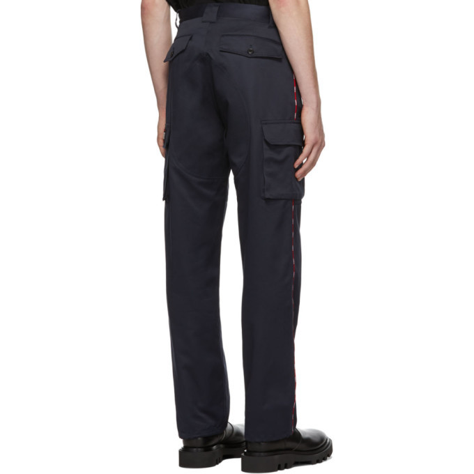 black police cargo pants