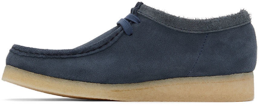 Clarks Originals Navy Wallabee Derbys 