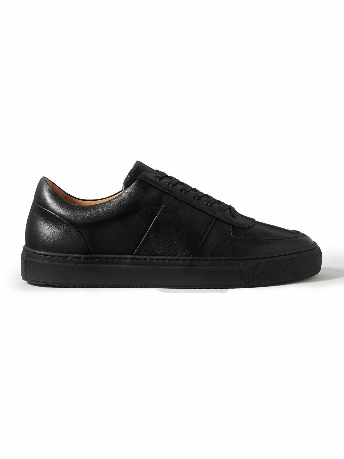 Mr P. - Leather Sneakers - Black Mr P.