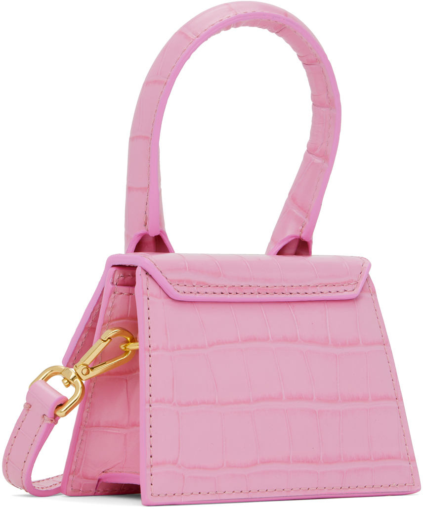 Jacquemus Pink Le Raphia 'Le Chiquito' Bag Jacquemus