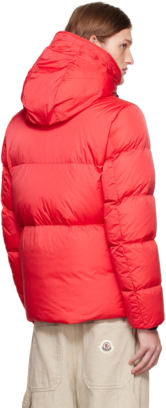 Moncler Red Short Montcla Down Jacket Moncler