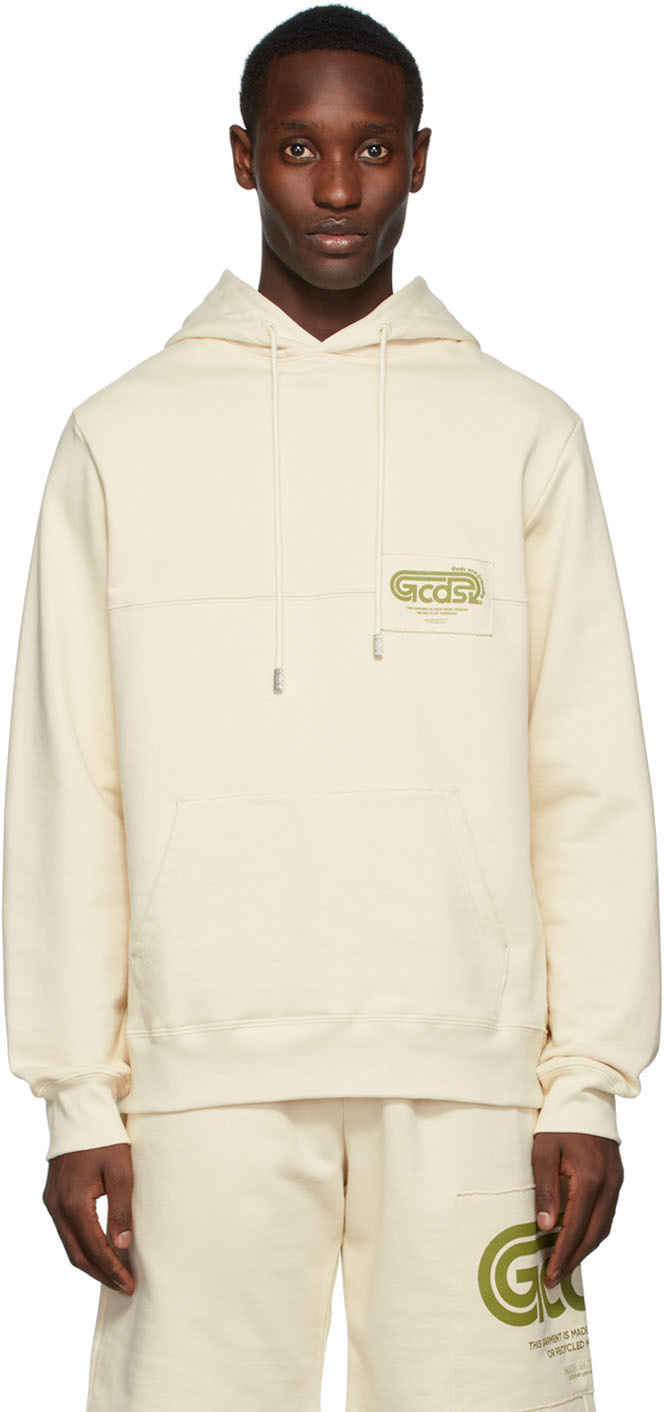 GCDS Off-White Eco Regular Hoodie GCDS