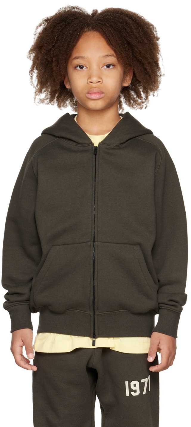 Essentials Kids Gray Zip Hoodie Essentials