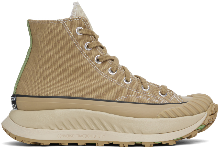 Photo: Converse Beige Chuck 70 AT-CX Utility Sneakers