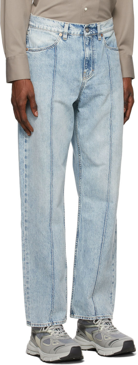 Our Legacy Blue Crease Formal Cut Jeans Our Legacy