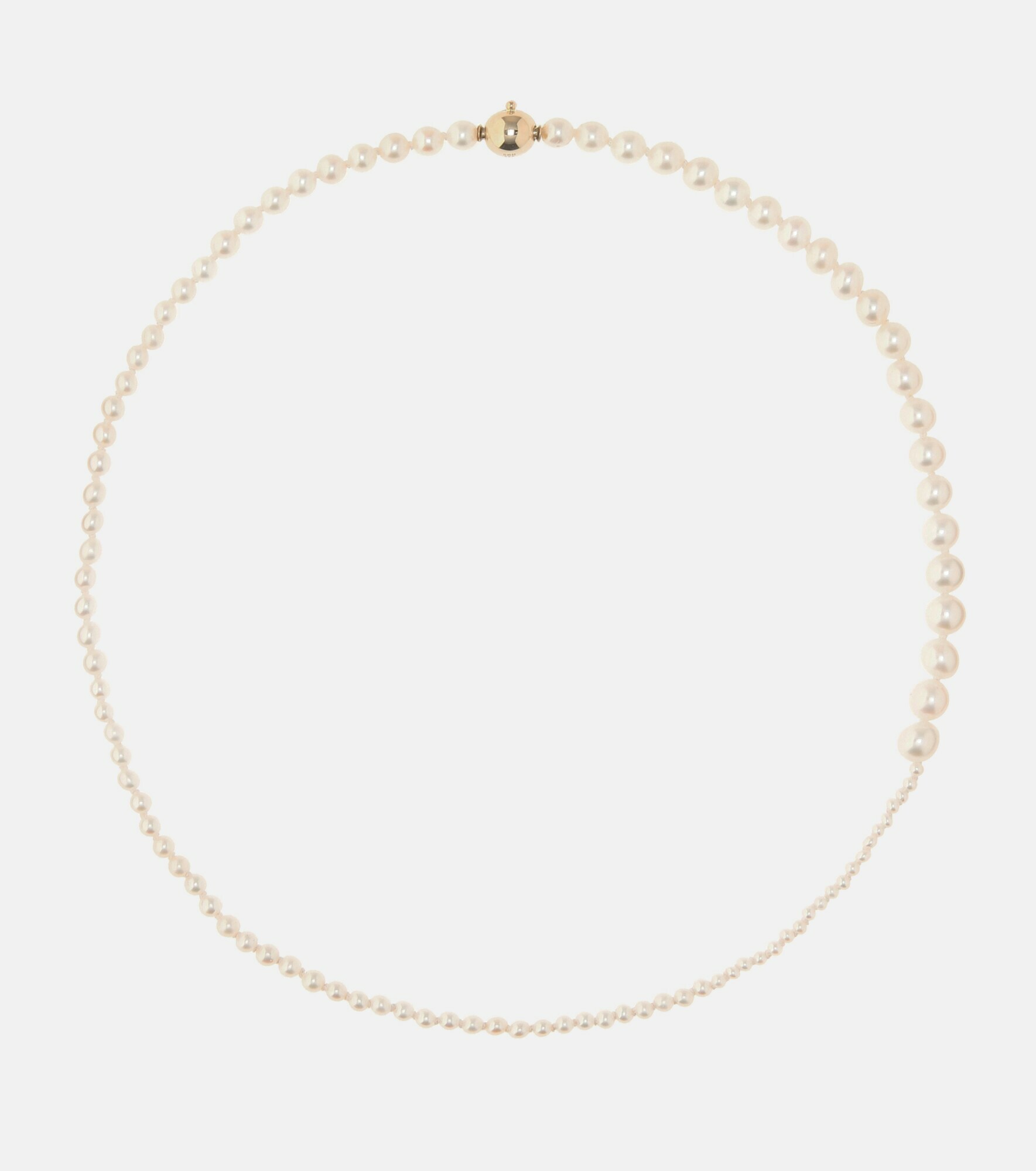 Sophie Bille Brahe - Petite Peggy 14kt gold and pearl necklace Sophie ...