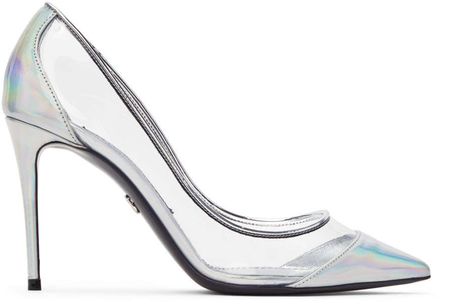 Dolce & Gabbana Transparent Cardinale Iridescent Effect Heels Dolce &  Gabbana