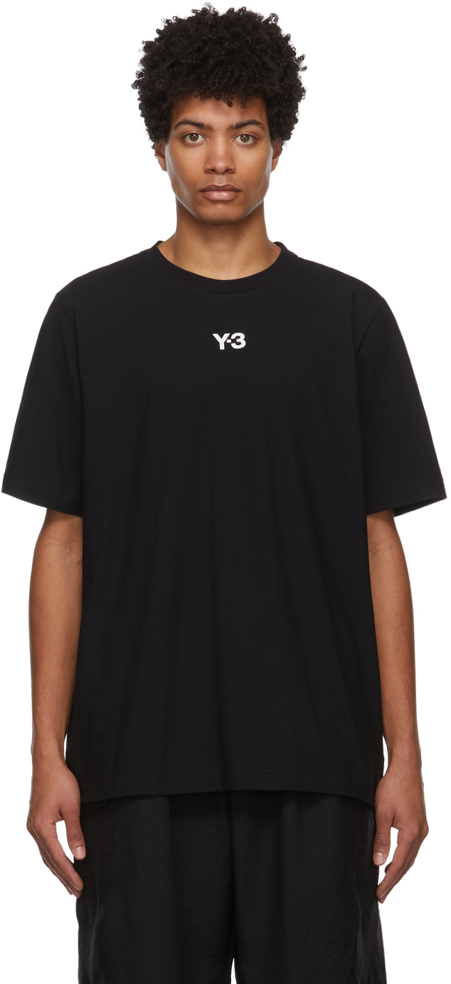 Y-3 Black CH1 Logo T-Shirt Y-3