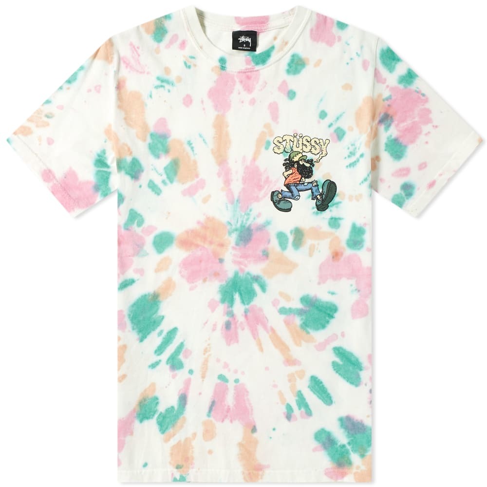 basic stussy tie dye tee