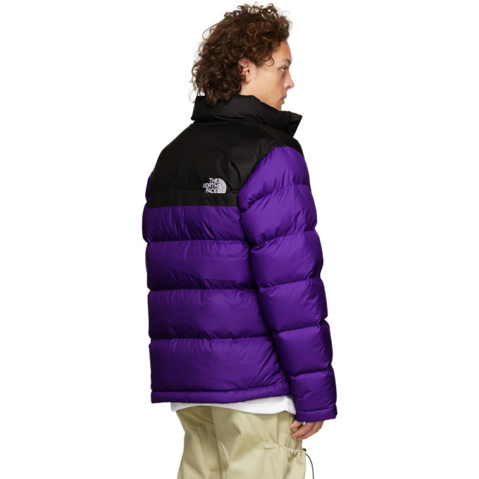 The North Face Purple and Grey Down 1992 Nuptse Jacket The North Face