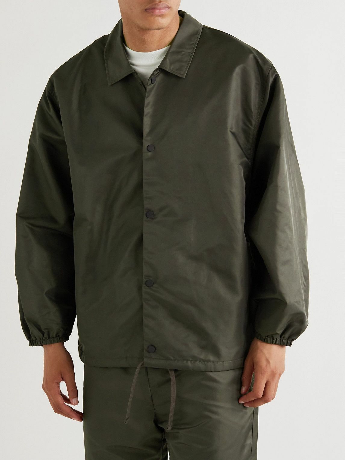 Fear Of God Nylon Field Jacket Bonded Nylon Fear Of God Essentials