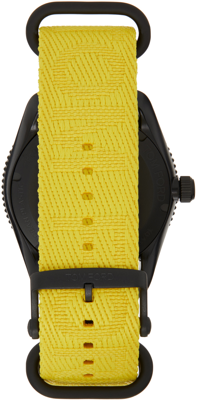 TOM FORD Yellow  Ocean Plastic Sport Watch TOM FORD