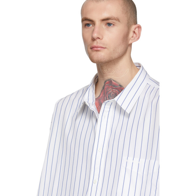 balenciaga pinstripe shirt