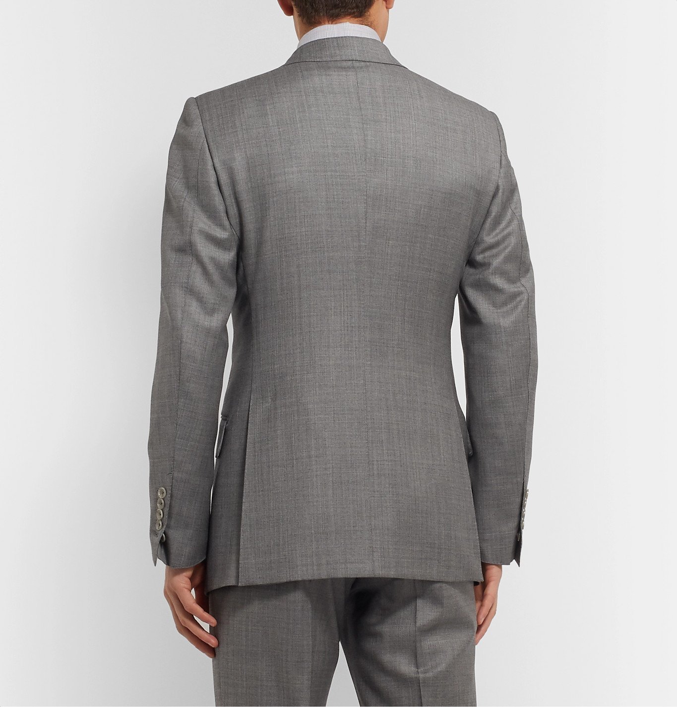 TOM FORD - O'Connor Slim-Fit Super 110s Sharkskin Wool Suit Jacket ...