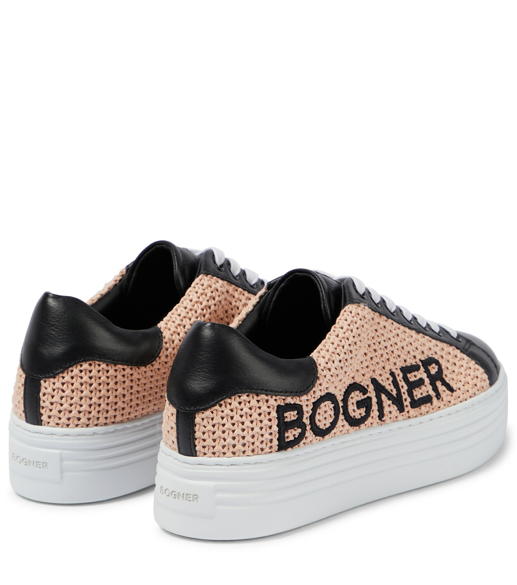 Bogner - Orlando leather-trimmed sneakers Bogner